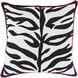 Valentina 22 inch Black, Bright Pink, Ivory Pillow Kit