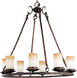 Mercer 8 Light 30 inch Oil Rubbed Bronze Single Tier Chandelier Ceiling Light