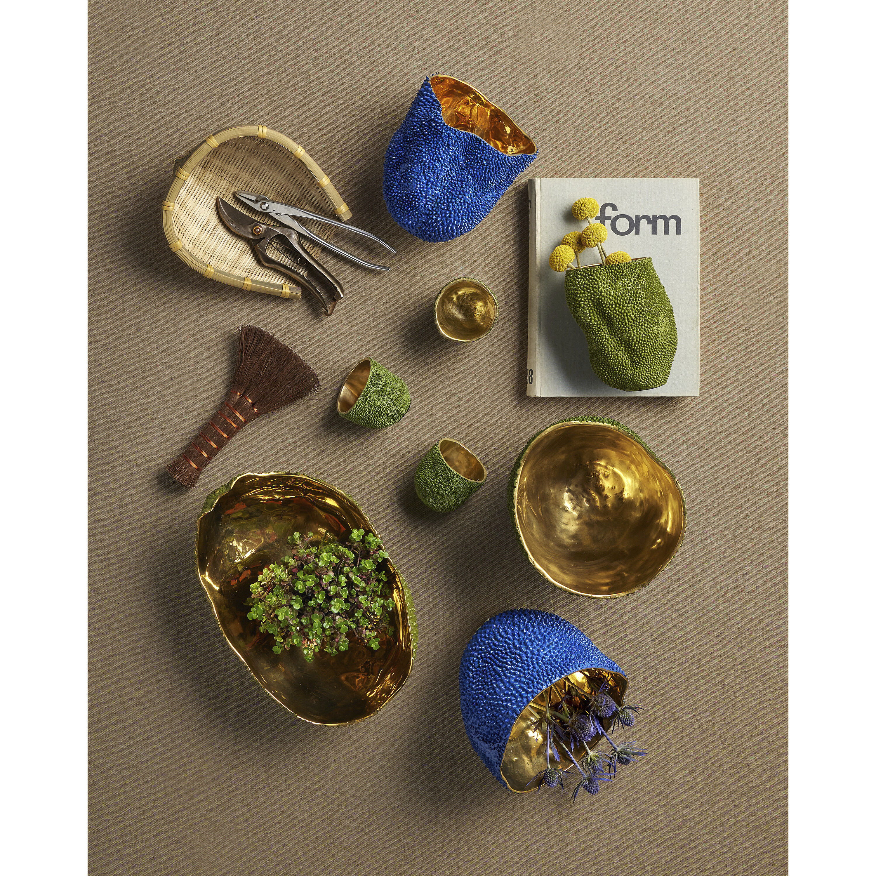 Jackfruit 3 X 2.75 inch Vases, Set of 3