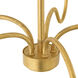 Honey 5 Light 28 inch Distressed Brass Chandelier Ceiling Light