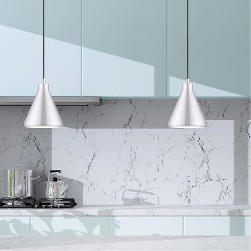 Allison 1 Light 7 inch Brushed Aluminum Mini Pendant Ceiling Light