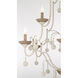 Colonial Charm 9 Light 33.13 inch White Wash and Sun Dried Clay Chandelier Ceiling Light
