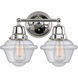 Aditi Small Oxford LED 16 inch Polished Chrome Bath Vanity Light Wall Light, Aditi