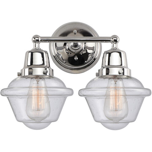 Aditi Small Oxford LED 16 inch Polished Chrome Bath Vanity Light Wall Light, Aditi