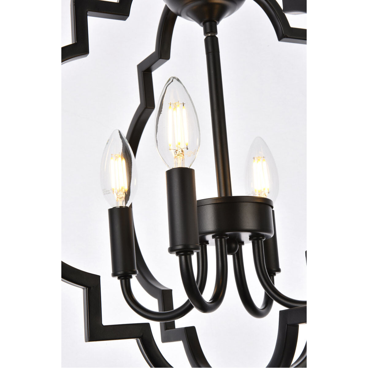 Sandara 4 Light 17 inch Black Pendant Ceiling Light