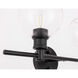 Collier 2 Light 19 inch Black Wall sconce Wall Light