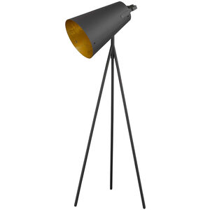 Faza 61 inch 100.00 watt Matte Black Floor Lamp Portable Light