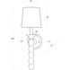 Perennial Wall Sconce Wall Light in White