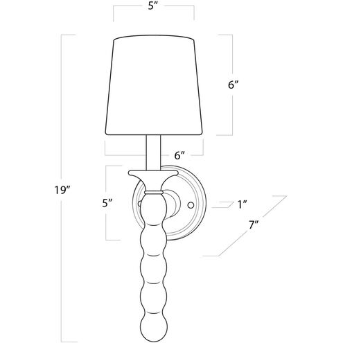Perennial Wall Sconce Wall Light in White