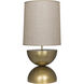 Pulan 34.5 inch 60.00 watt Antique Brass Table Lamp Portable Light