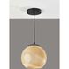 Nolan 9 inch Black Pendant Ceiling Light