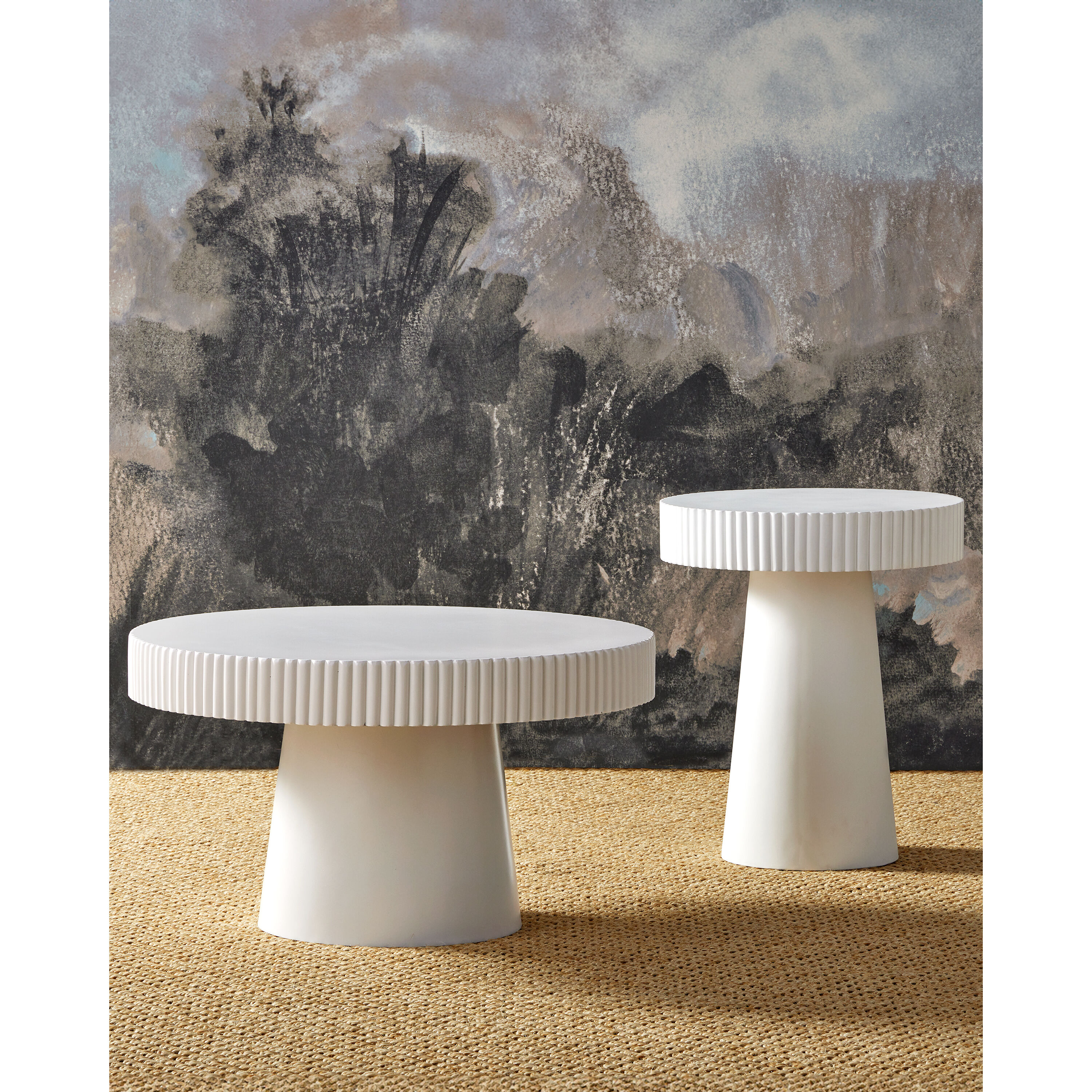 Harlow 32 inch White Cocktail Table