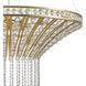 Fantania 8 Light 36 inch Champagne Gold Chandelier Ceiling Light