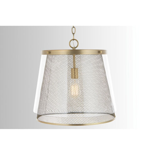 Abbott 1 Light 16 inch Aged Brass Pendant Ceiling Light