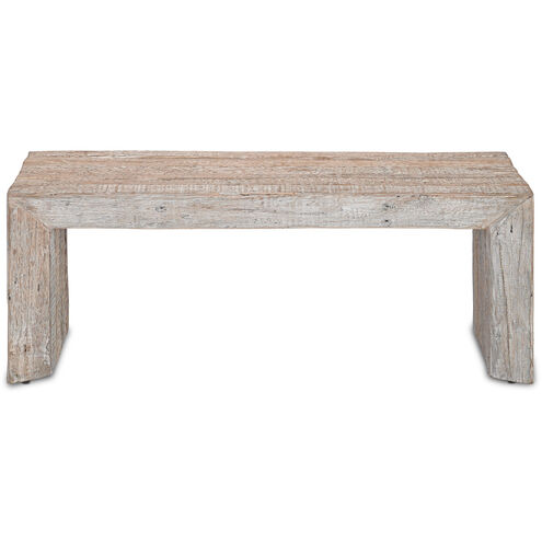 Kanor 48 X 18 inch Whitewash Cocktail Table