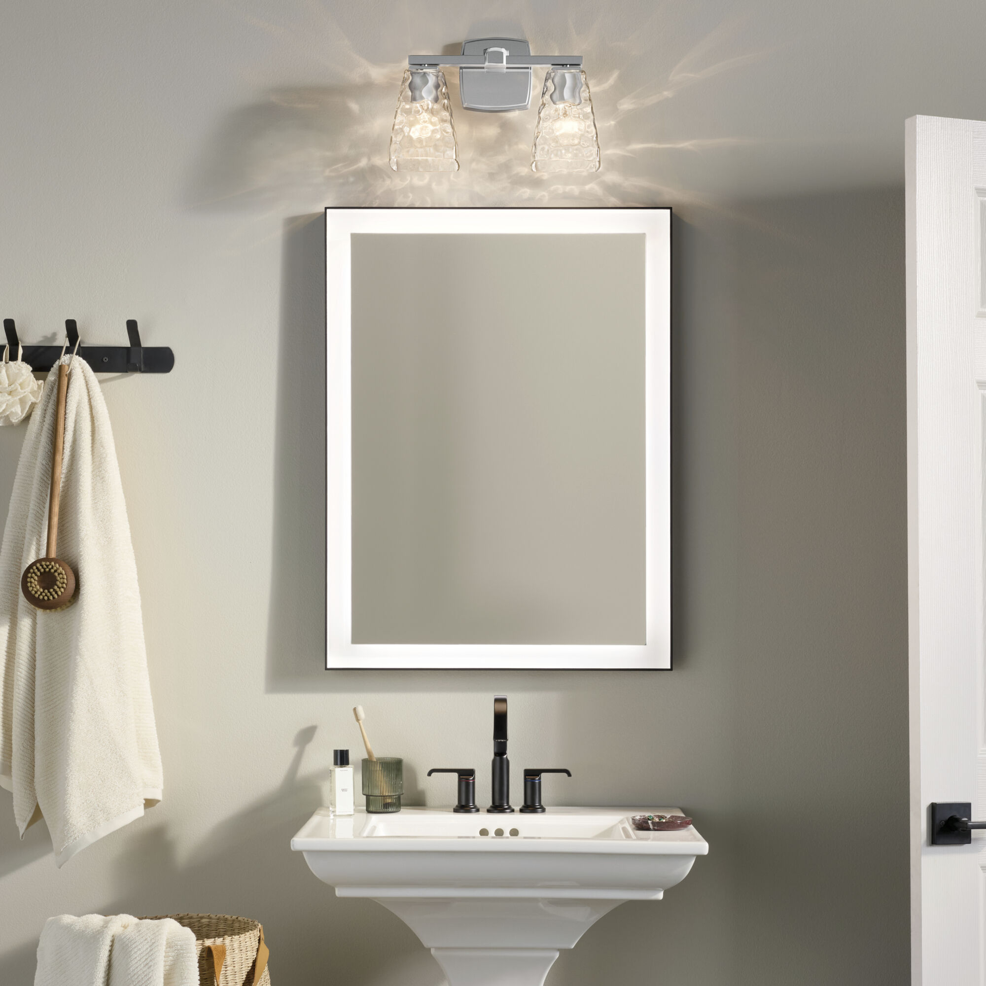 Marant 2 Light 14.25 inch Chrome Vanity Light Wall Light