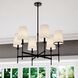 Camden LED 30 inch Matte Black Chandelier Ceiling Light