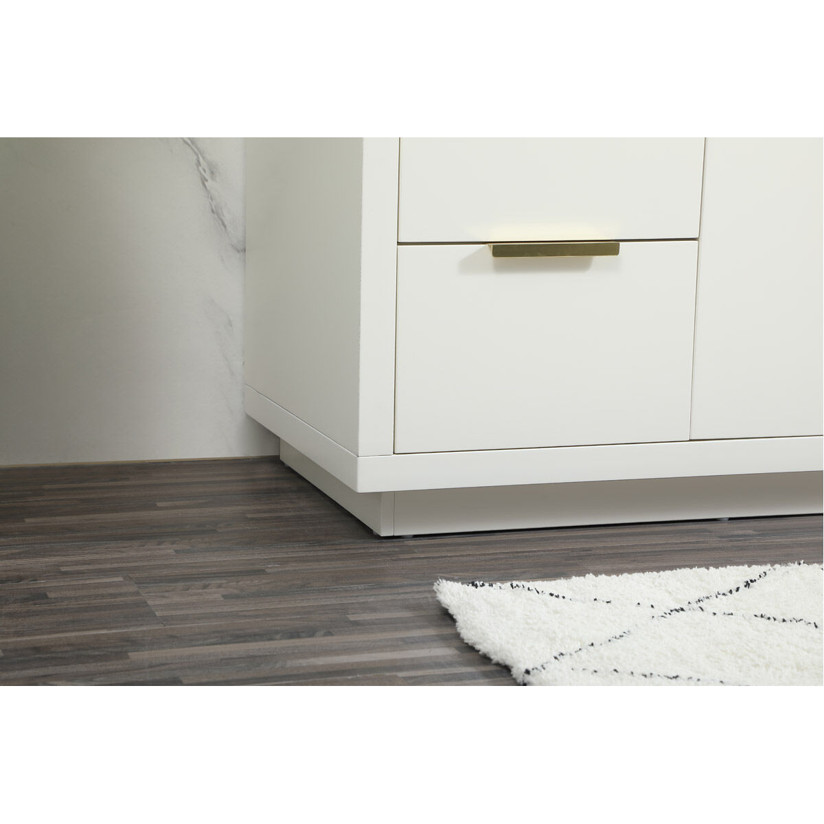 Blake 60 X 22 X 34 inch White Vanity Sink Set