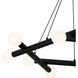 Cyprus LED 25 inch Matte Black Chandelier Ceiling Light