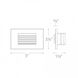 WAC 12V Step Light LED 5 inch White ADA Step and Wall Light in 2700K Warm LED, WAC Landscape
