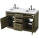 Alden 54 X 35 inch Chestnut Brown Bathroom Vanity Cabinet