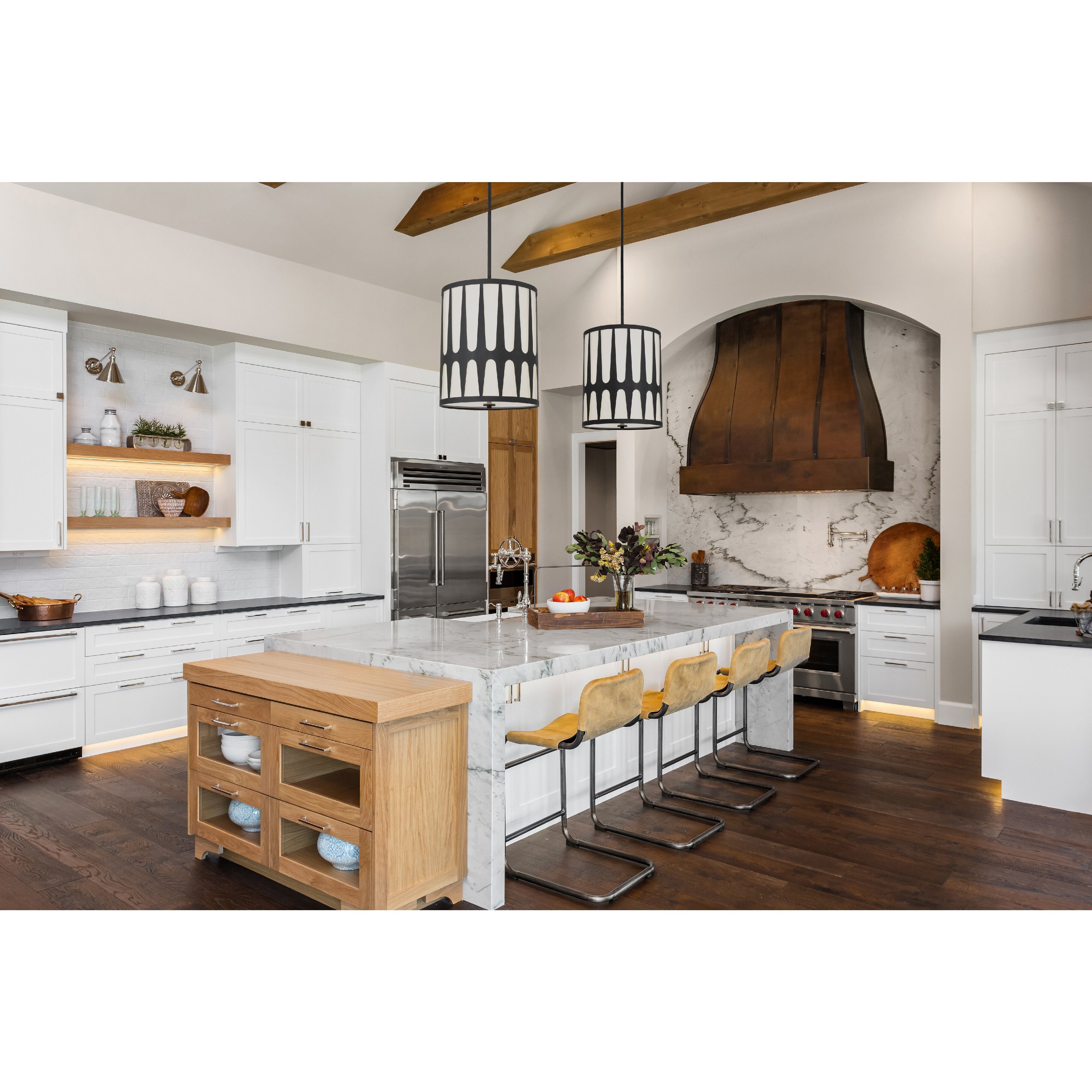 Royston Pendant Ceiling Light in Black