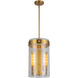 Dahlia 3 Light 10.25 inch Pendant