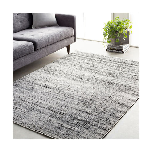 Amadeo 43 X 24 inch Light Gray/Charcoal/Black Rugs, Polypropylene and Polyester