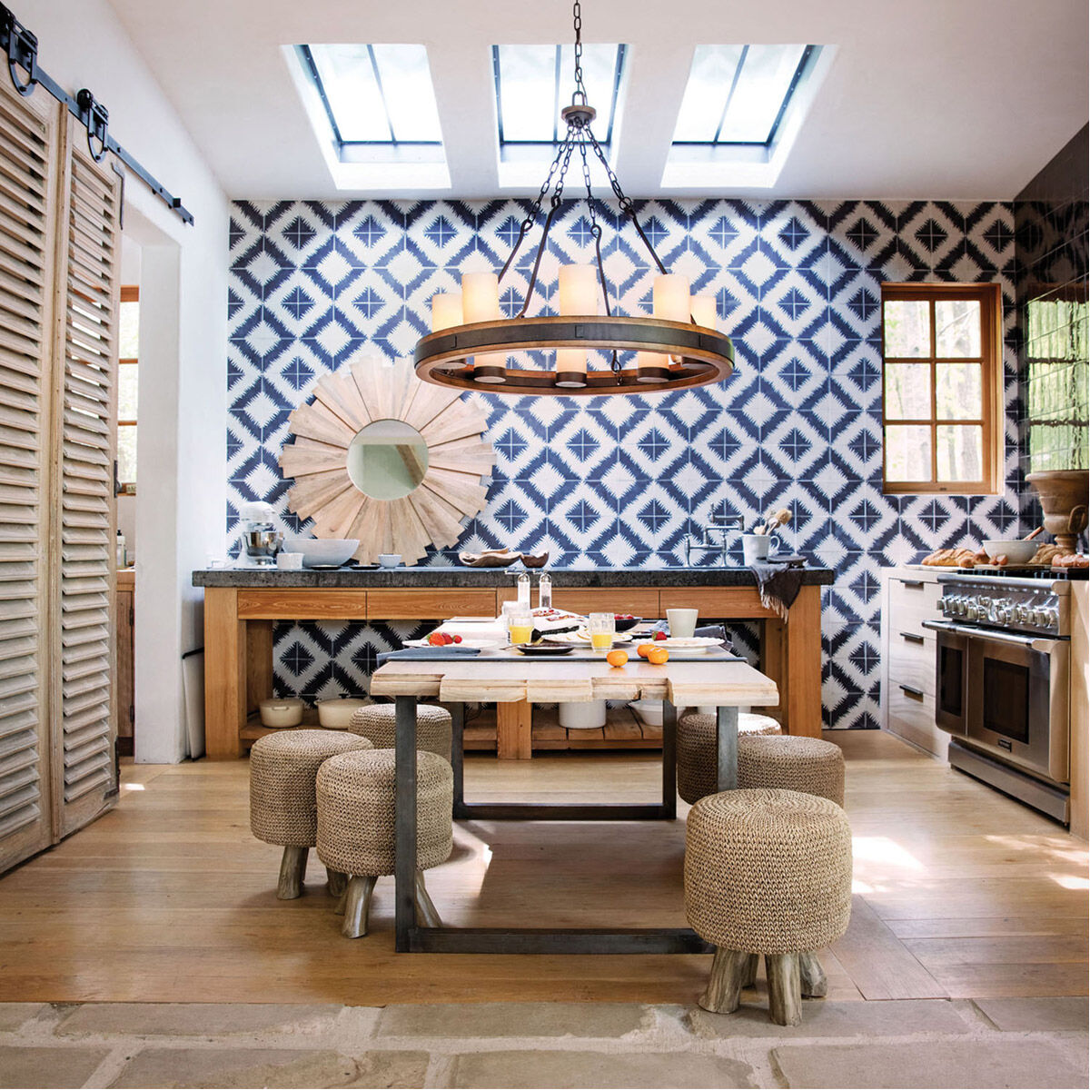 Cabot 8 Light 38 inch Rustic Iron Chandelier Ceiling Light