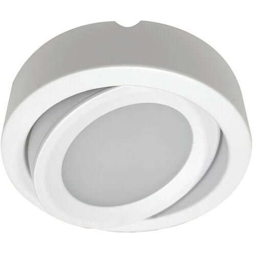 Josh 24 3 inch White Adjustable LED Puck Light in 2700K