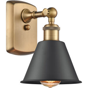 Ballston Smithfield LED 7 inch Brushed Brass Sconce Wall Light