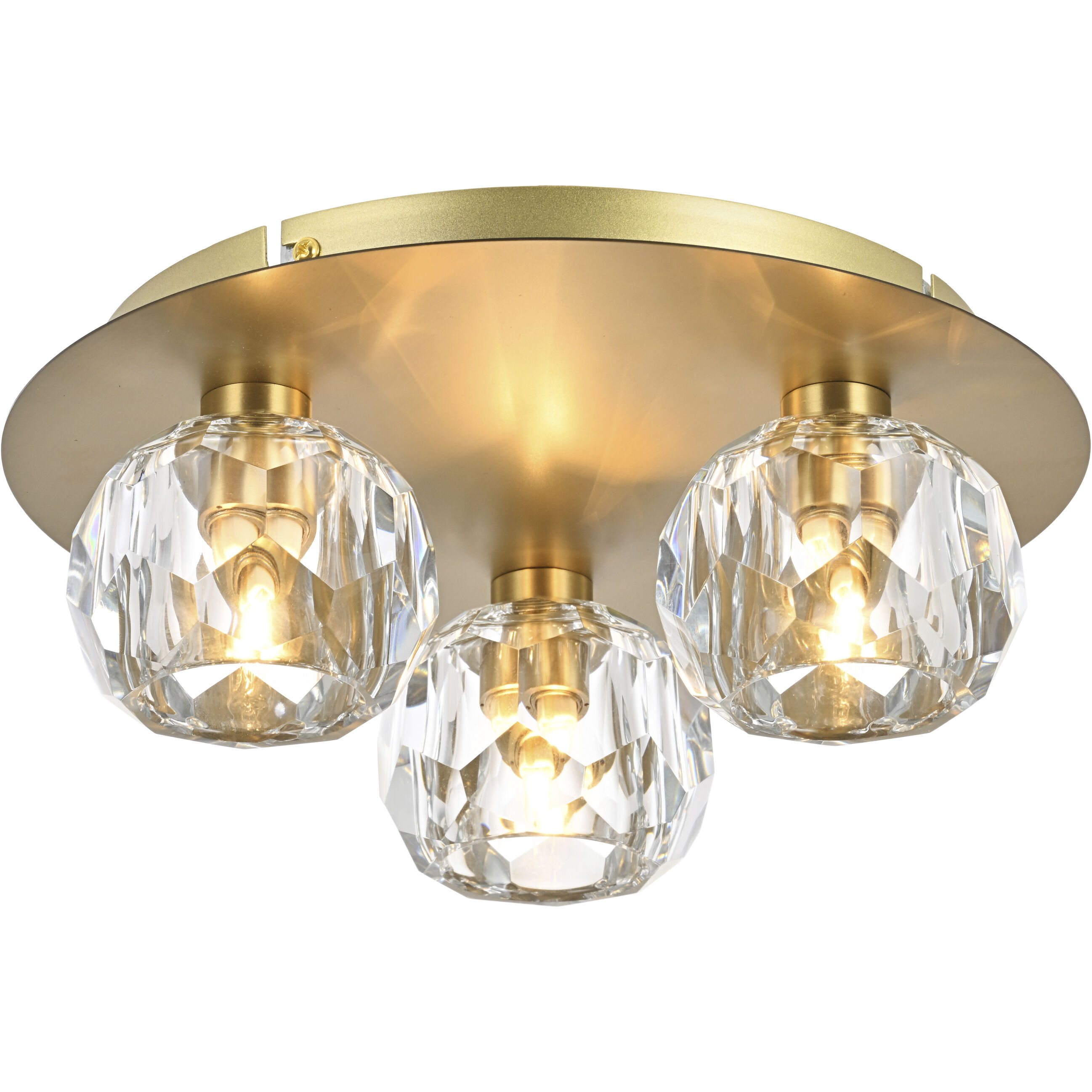 Gold flush chandelier on sale