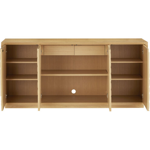 Margot 84 inch Light Oak/Beige Credenza