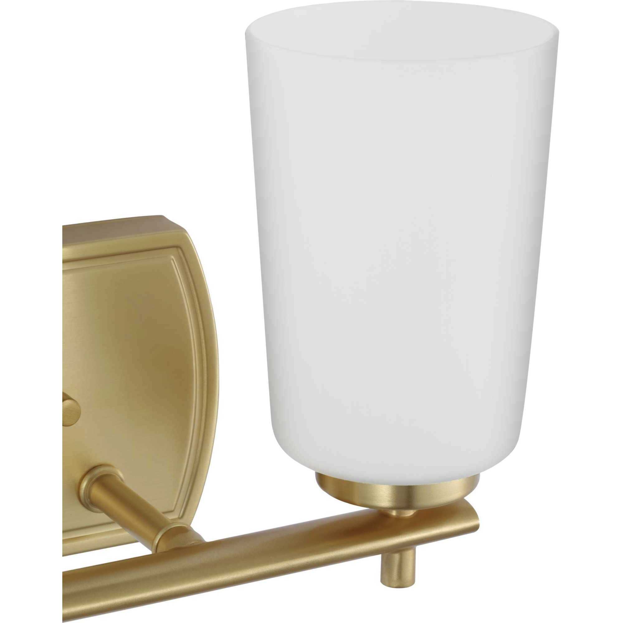 Adley 2 Light 13.88 inch Satin Brass Bath Vanity Light Wall Light