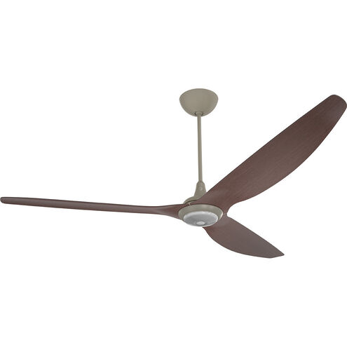 Haiku 84 inch Satin Nickel with Cocoa Bamboo Blades Ceiling Fan