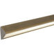 Lex Linear Pendant Ceiling Light in Vintage Brass