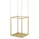 Anita 19.7 inch Gold Shelves
