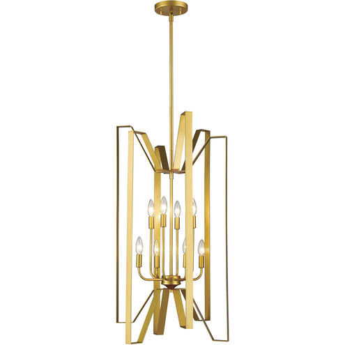 Marsala 8 Light 19 inch Polished Metallic Gold Chandelier Ceiling Light