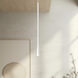 Taper LED 1.25 inch White Pendant Ceiling Light