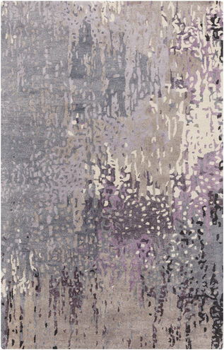 Serenade 63 X 39 inch Dark Purple Rug in 3 x 5, Rectangle