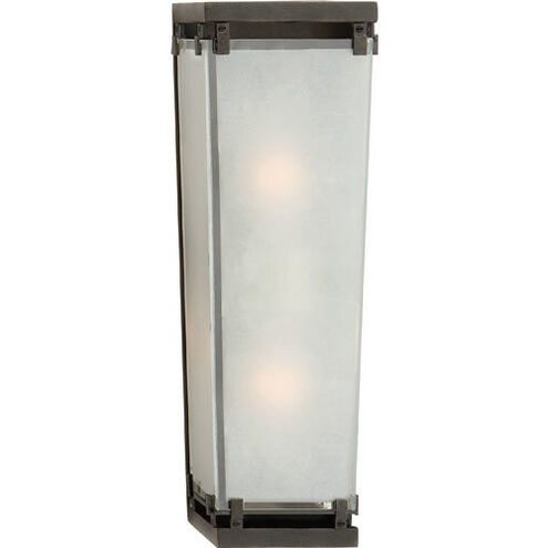 Thomas O'Brien Exum 2 Light 5 inch Aged Iron Sconce Wall Light, Large