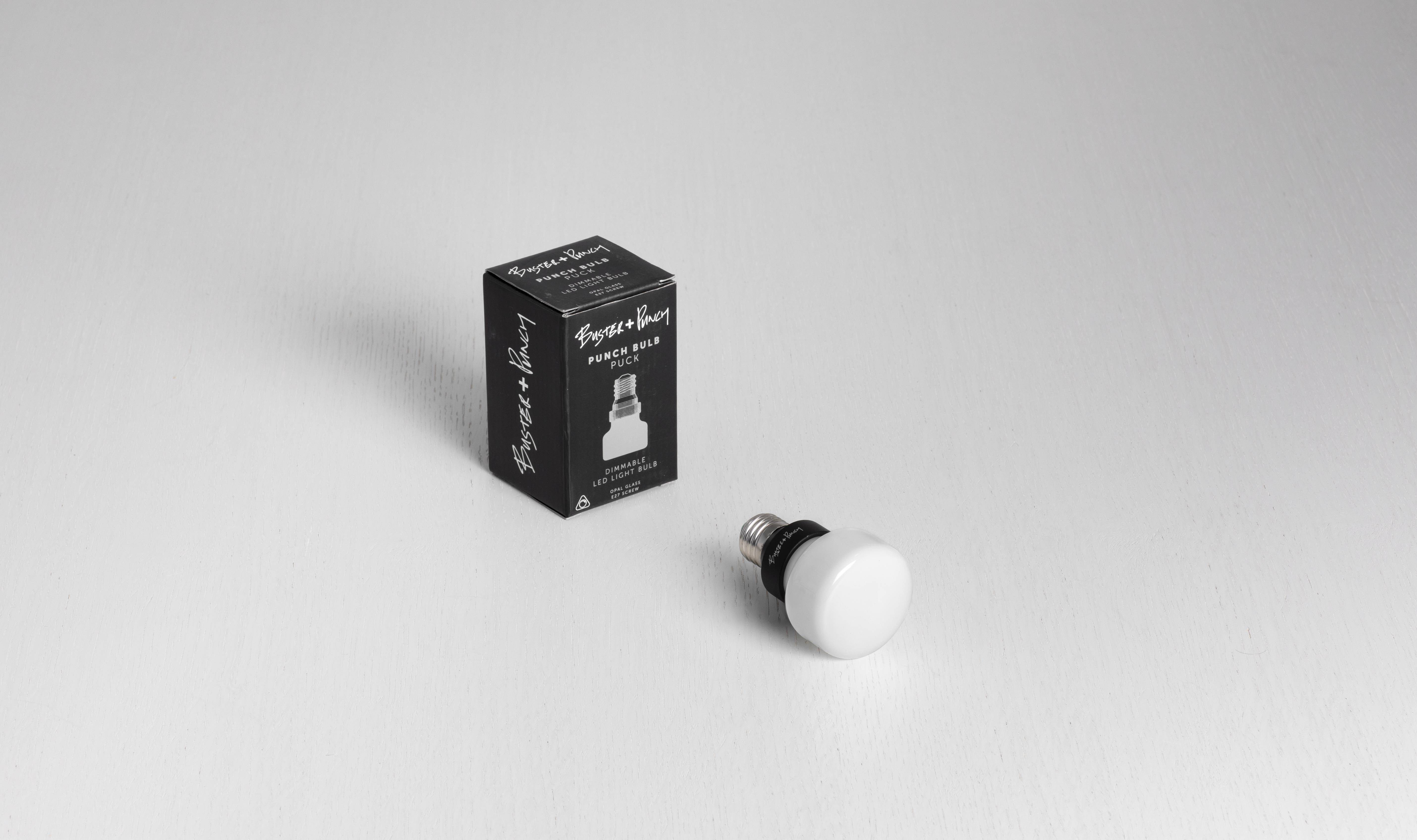 Punch LED E26 2.00 watt 110-240 2700K Light Bulb, Puck