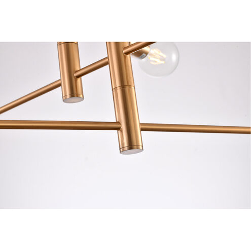 Canada 8 Light 32 inch Brass Chandelier Ceiling Light