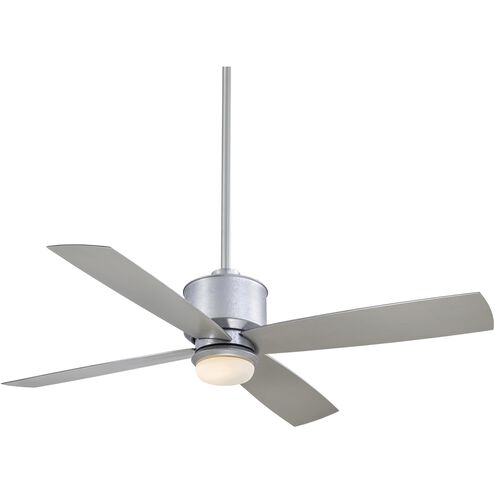 Strata 52 inch Galvanized with Silver Blades Outdoor Ceiling Fan