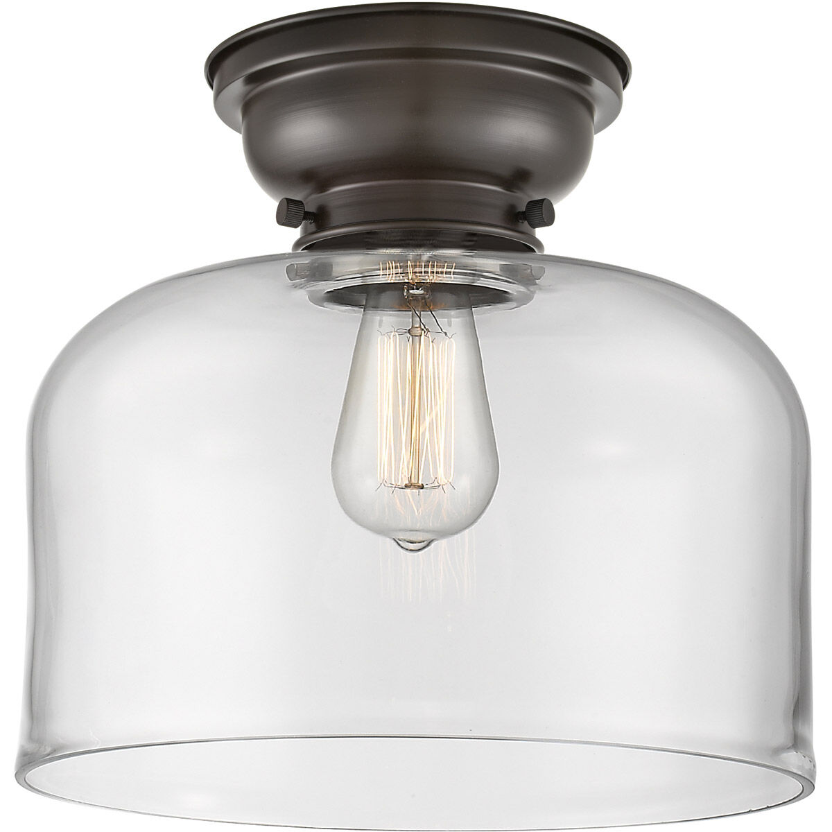 Bell black flush mount light outlet
