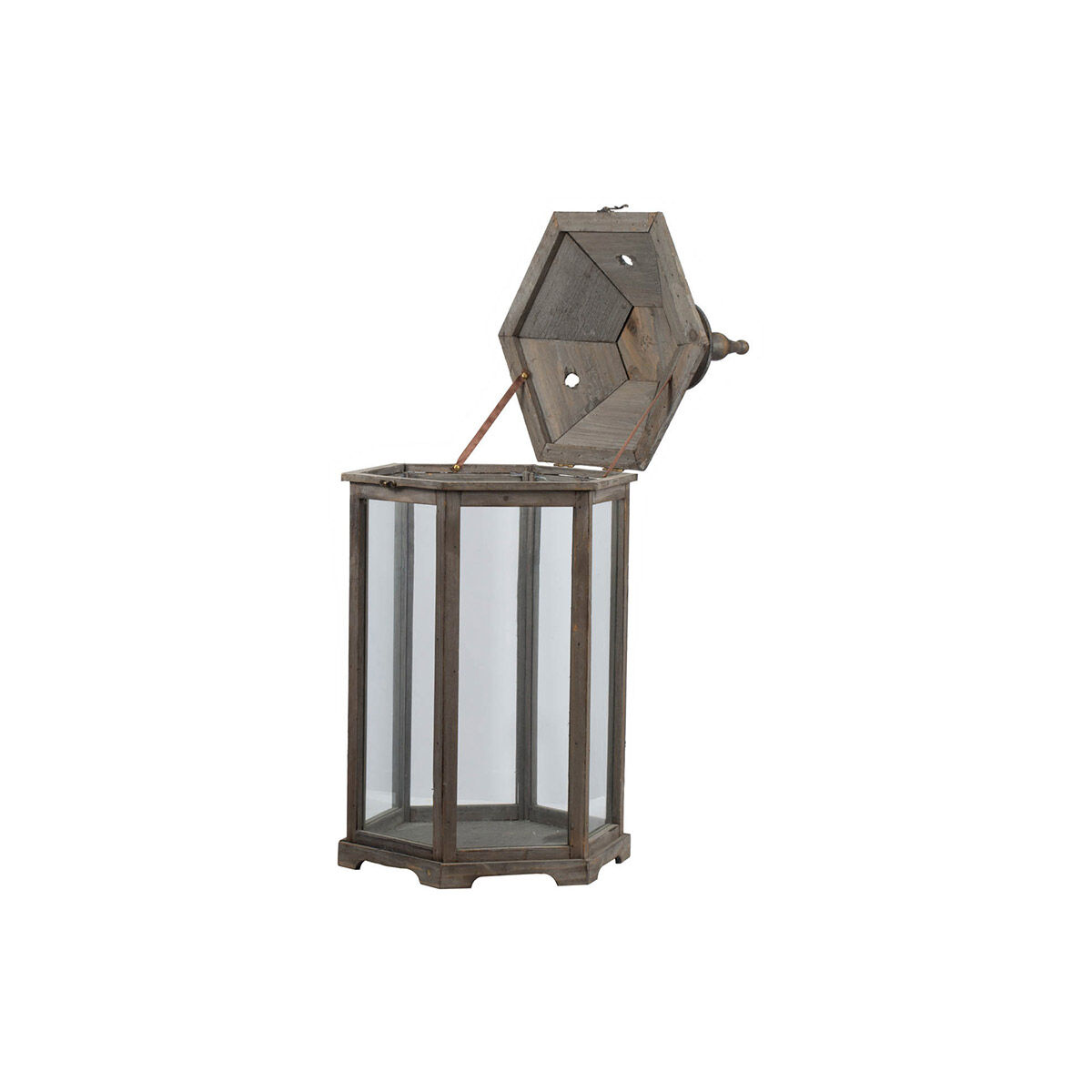 Graca 11.5 inch Natural Outdoor Lantern, Set of 2