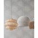 Antibes 3 Light 22.5 inch Bleached Natural/Snow White Chandelier Ceiling Light, Small