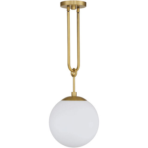 Becker 1 Light 10 inch Warm Brass Pendant Ceiling Light, Essentials