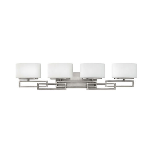 Lanza LED 34 inch Antique Nickel Vanity Light Wall Light