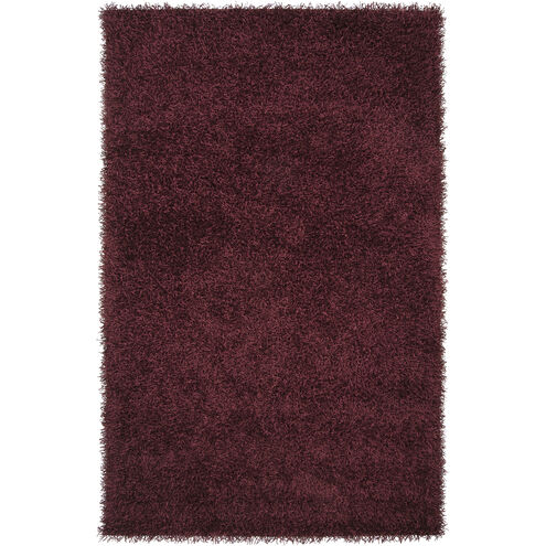 Vivid 50 X 30 inch Dark Red Rug